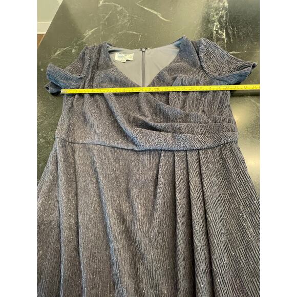 Oleg Casini Mother of Bride/Groom Formal Glittery Charcoal 18W - Picture 9 of 16